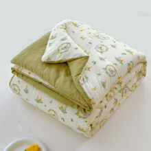 (YJXL-12, (79x91inch)200x230cm) Rose Garden Print Summer Cool Blanket, Soft Skin-friendly Air-conditioning Comforter, Breathable Summer Quilt,
