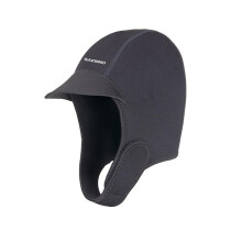 Diving Cap 2 mm Neoprene Neoprene Cap Baseball Cap Beanie Headgear with Chin Strap Unit size Black