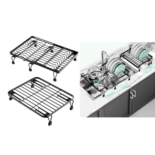 Égouttoir d'évier pratique, étagère à vaisselle permettant de-2 2