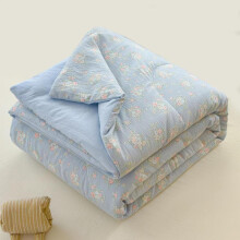 (YJXL-09, (79x91inch)200x230cm) Rose Garden Print Summer Cool Blanket, Soft Skin-friendly Air-conditioning Comforter, Breathable Summer Quilt,