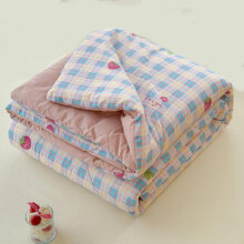 (YJXL-15, (59x79inch)150x200cm) Rose Garden Print Summer Cool Blanket, Soft Skin-friendly Air-conditioning Comforter, Breathable Summer Quilt,