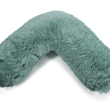 (Teal Complete With V pillow) Homes & Linen Teddy V Shaped Complete V Pillow or V Case Only For Neck Maternity Back Support Soft Warm Plush Cosy Fle