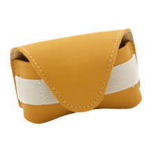 Golf Balls Bag Golf Balls Bag Golf Balls Balls Storage Case Golf Tees Leather Golf Balls Balls Carry Bag Yellow