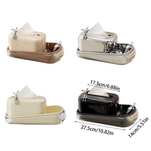 Large Capacity and Easy to Use Tissue Box Cover Modern Tissue-2 1
