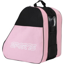 Skate bag, roller skate storage bag, portable inline skates, single shoulder carry bag, with adjustable strap Rose