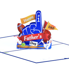 Charm 3D Card Greetings Card for Father Day Special Holiday with