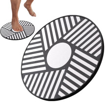 Wobble Balance Board Core Strength Trainer AntiRutschStabilitätsdeckAusrstung, Workout Tool schwarzweiß