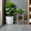 Support Plante Bois Beige Pour Jardin Décoratif 5