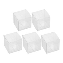 5Pcs Portable Transparent Golf Ball Holder Display Case for Collectors