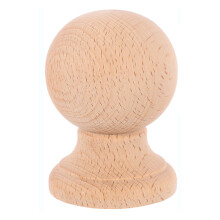 Beige Holzbaluster, Klassischer Holzknauf Für Möbel & Treppe