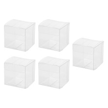 5St Portable Clear Golf Ball Case Kunststof Organiser Opbergbox