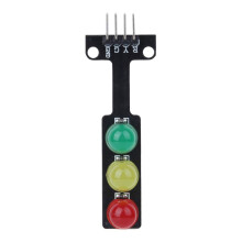 10pcs Mini Traffic Light Module Normal Brightness Digital Separate Indicator Light 5V for Creative DIY Projects Traffic System Model