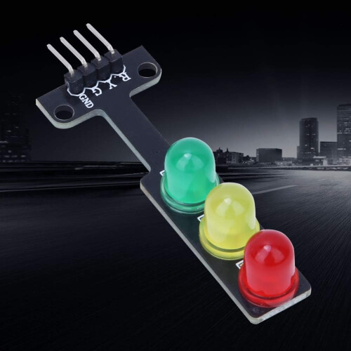 10pcs Mini Traffic Light Module Normal Brightness Digital Separate Indicator Light 5V for Creative DIY Projects Traffic System Model 2