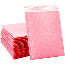 Pack of 25 Mailing Bags, 15 cm x 20 cm, Bubble Padded, SelfAdhesive, Sakura Pink