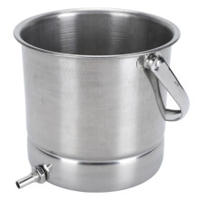 Kit de seau à lavement en acier inoxydable 1,6 L – Système de douche réutilisable