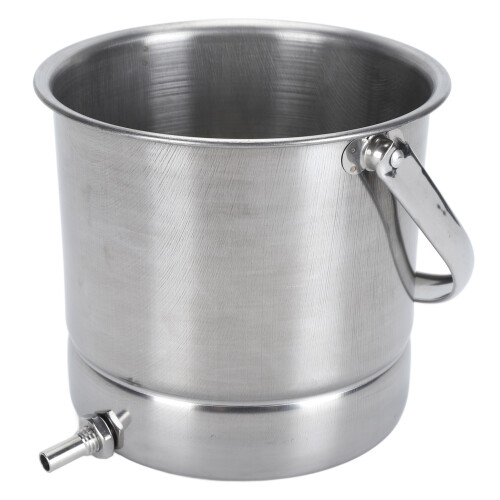 Kit de seau à lavement en acier inoxydable 1,6 L – Système de douche réutilisable