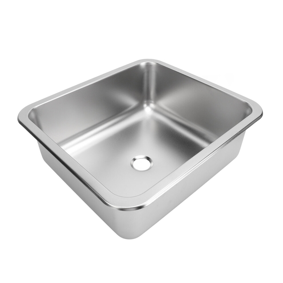 R34 Large Capacity Sink For Rvs & Boats Brushed Polished Stainless Steel Silver 7651367004649