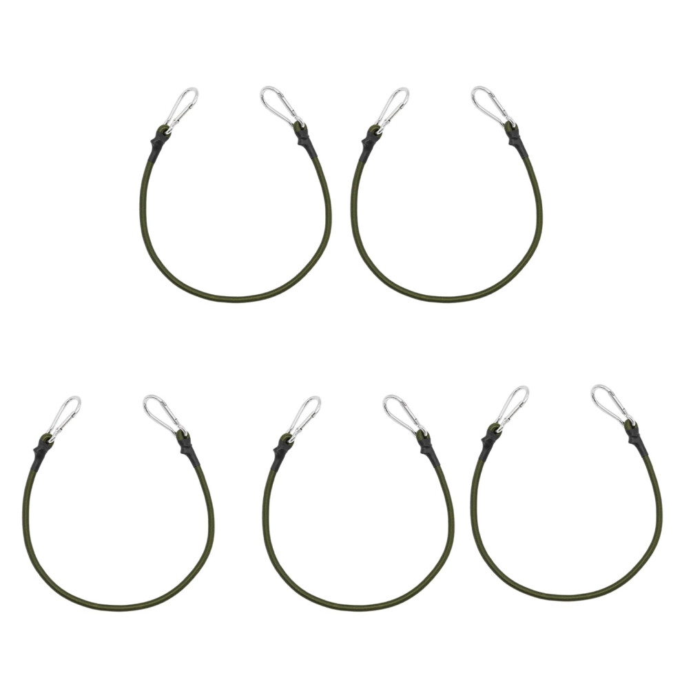 5 Pieces Tension Rope Expander With Hooks Bungee Ropes With Hooks 30 Cm/60 Cm/90 Cm/120 Cm Long Luggage Strap With Carabiner Hooks Ref: 6584 9365049526302
