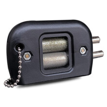 Diamond hockey skate sharpener, fine and coarse, portable with pearl grinding