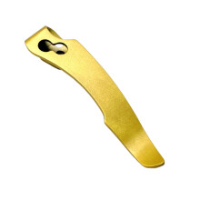 Folding Knife Back Clip Knife Tool Accessories Alloy Folding Knife Holder Knife Pockets Back Clip gold