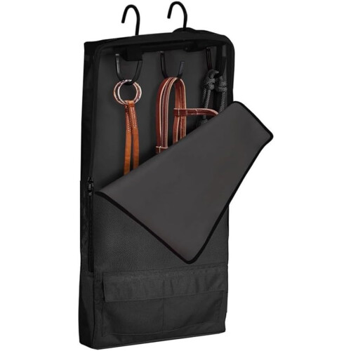 Robust storage solution for riding equipment with spacious design for all important things 1