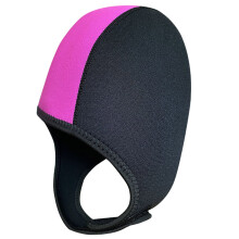 Neoprene Diving Cap Thermal Wetsuit Hood Swimming with Chin Strap Neoprene Surf Hat 2.5mm Diving Headwear red