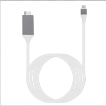 Cuibheoir Ard-Sainmhínithe Lightning go HDMI Digiteach Av, Dearadh Cliste agus Marthanach le haghaidh Scáthánú Scáileáin ar Nascóir Teilifíse
