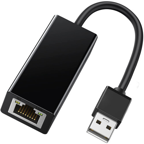 Ethernet Adapter for Gaming & Work, Supporting 10/100 Mbps Ethernet Network with Full Performance for Windows, Mac OS, Surface, Nintendo Switch, Wii,