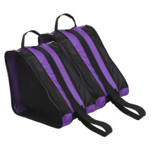 Pack of 2 Roller Skate Bag Storage Bag for Ice Skates with Multiple Compartments Comfortable to Carry Bag for Ice Skates