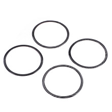 Anillo decorativo para el panel de instrumentos de fibra de carbono Accesorios interiores 4 Estilo personalizado y ligero Antidesgaste Antiimpacto
