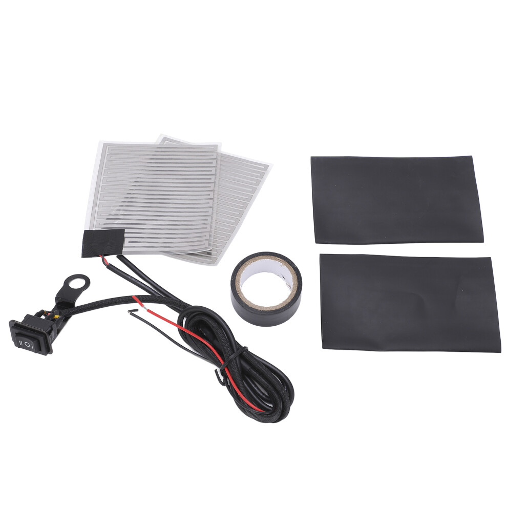 Grip Heaters 4 Motorcycles Handlebar Heater Hand Warmer Pads Winter Warmer Inserts Universal Fit W/ Quick Warm-Up & Adjustable Temperature 9139052854147