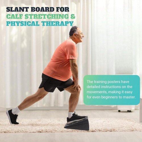 Squat Wedge Block  Angle Foam Slant Board  NonSlip Training Platform 2