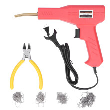 Kunststofreparatieset met lasapparaat en upgrade-accessoires, 2-in-1 heteluchtnietmachine en nietstangsysteem voor snelle bumperreparaties,