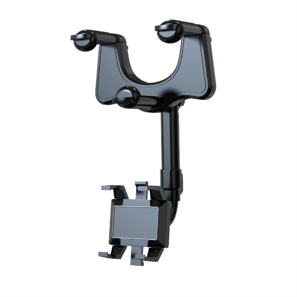 Revolutionary Rotatable Phone Holder, Universal 360 Adjustable Telescopic Rearview Mirror Mount, Shock Proof Material Ensures Not Easy To Fall Off 9486358047699
