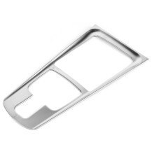 Marco decorativo para el panel de la palanca de cambios, cubierta de la consola central, diseño de fibra de carbono, repuesto para modelos