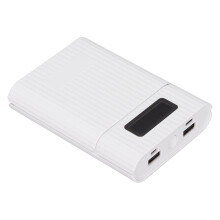 Tragbare DIY-Powerbank, intelligentes Ladegerät mit LCD-Display für präzise Überwachung, schnelle Anpassung und sicheres Laden, zwei