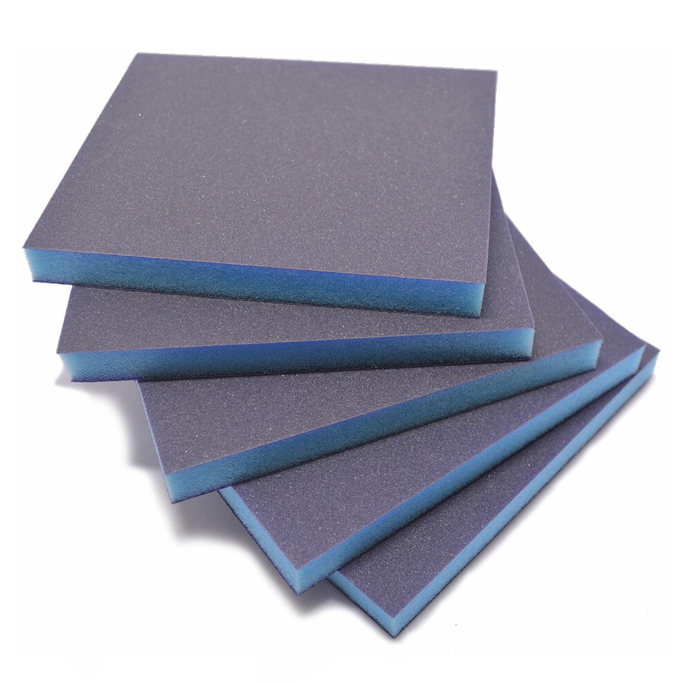 5 Pieces Sponge Sanding Block, Doublesided Wet/Dry Sanding Sponge, 8 Grits 40Â2000(180Grit) 9365049528498