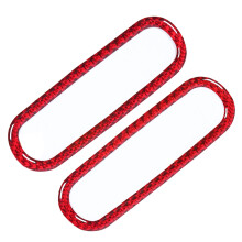 Adhesivos de fibra de carbono para las rejillas de ventilación de las puertas, adhesivos interiores de fibra de carbono duraderos, impermeables y