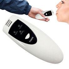 Alcohol Breathalyzer with LED Indicators for Accurate Alcohol Detection and Road Safety