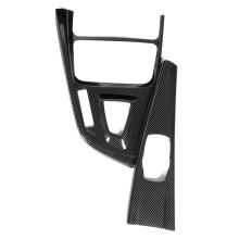 Afdekking voor het frame van het ventilatierooster in de middenconsole van de auto, dashboardpaneelafdekking in koolstofvezelstijl, luxe