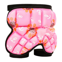 Padded Hip Protection Padded Shorts for Sports Shorts to Protect Hips, Cross Pads, Protective Gear for Scooter, Ski, Keepers Pink