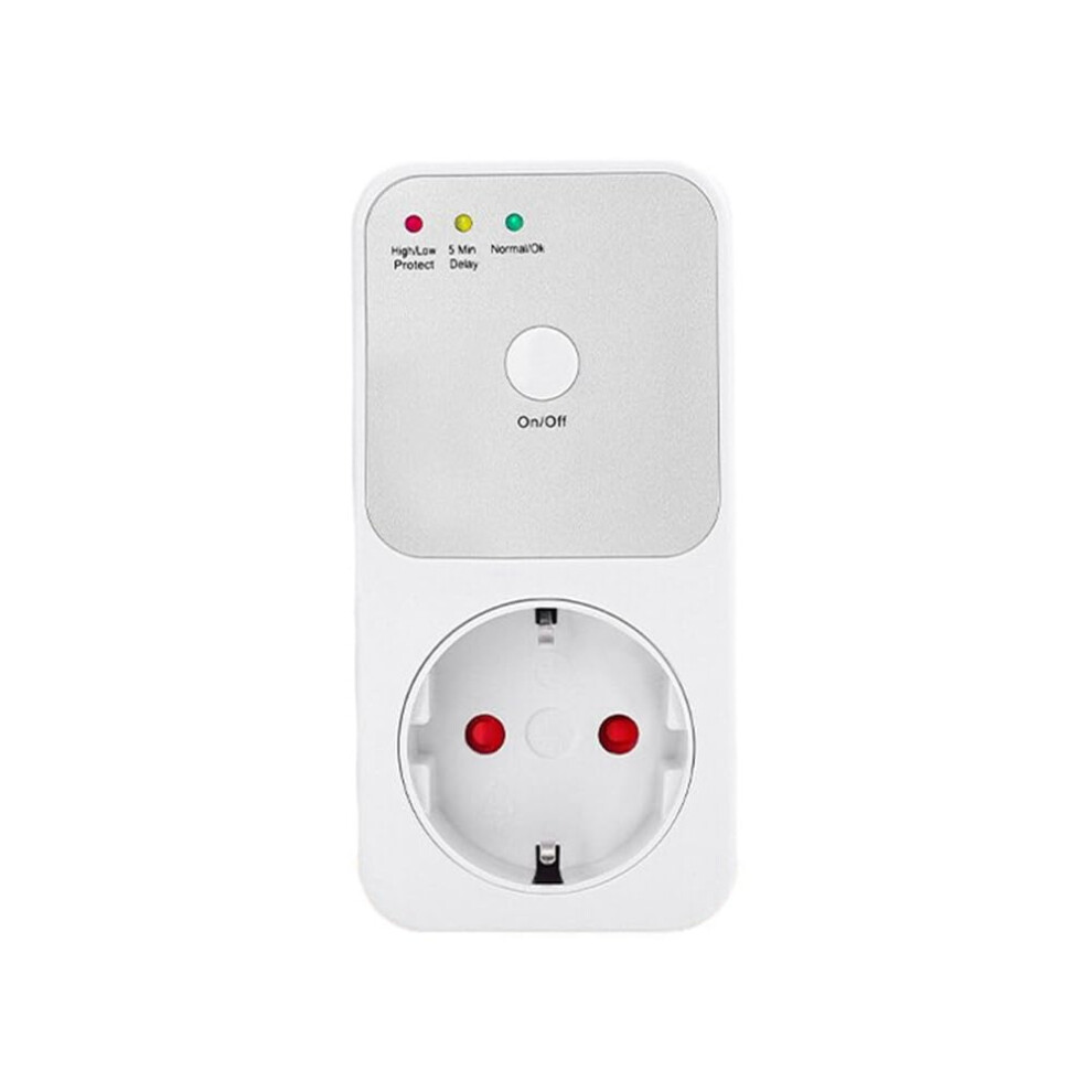 Protection Voltage Relay, Socket, Fridge Voltage Protector, Multifunctional For Household Appliances, Eu Plug,, 9412369549433