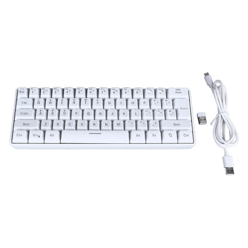 61 Tasten Gaming-Tastatur, 2,4 G Bluetooth,