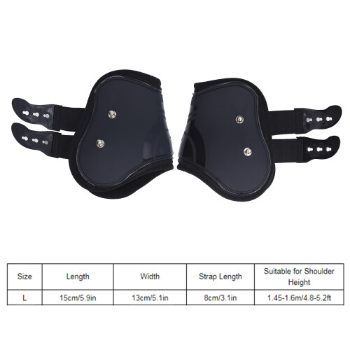 2-teiliges Pferdesehnenschutz-Set, robust,