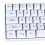 61 Tasten Gaming-Tastatur, 2,4 G Bluetooth, 15