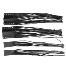 Funda universal para empuñaduras con borlas y flecos, serpentina para palanca de freno y embrague de motocicleta con borlas de flecos de cuero