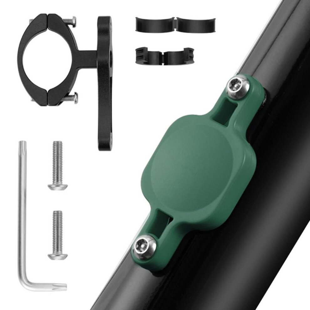 Bicycle Airtag Mount, Waterproof Protective Cover For Hidden Installation Under Bottle Cages, Universal Snug Fit Anti-Theft Bracket 9486358047675