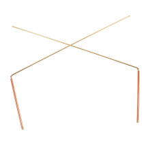 2 pieces copper dowsing rods for buried objects diving accessories