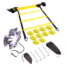Football Training Kit Agility Ladder Jump Ladder Speed Ladder Logo Disc Resistance Parachute Kit