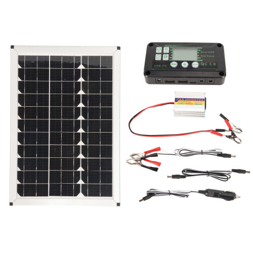 100W Solarpanel-Kit 220W Wechselrichter 1